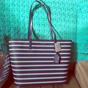 NWT Kate Spade ♠️ Janie Striped Tote